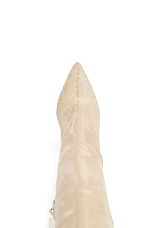 Tilera Stretch Over The Knee Stiletto Boots 