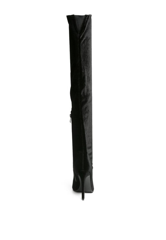 Tilera Stretch Over The Knee Stiletto Boots 