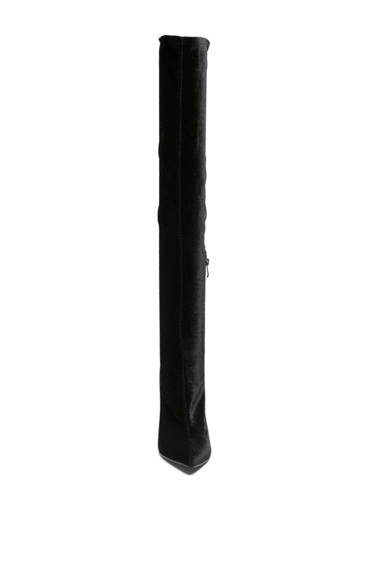 Tilera Stretch Over The Knee Stiletto Boots 