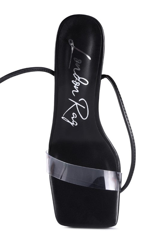 SCANSTA LACE UP DIAMANTE HIGH HEEL SANDAL Rag Company