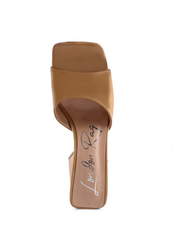 LOVEBUG TRIANGULAR BLOCK HEEL SANDALS Rag Company