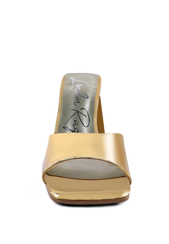 LOVEBUG TRIANGULAR BLOCK HEEL SANDALS Rag Company