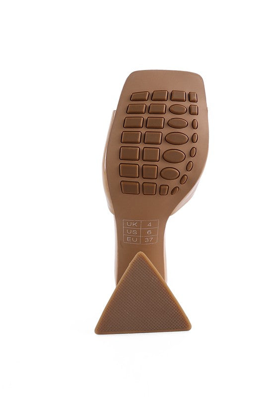 LOVEBUG TRIANGULAR BLOCK HEEL SANDALS Rag Company