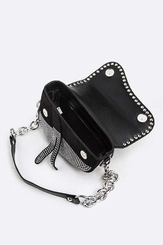 Iconic Studded Saddle Bag Artini Accessories