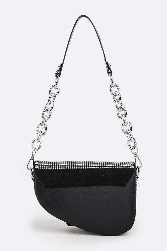 Iconic Studded Saddle Bag Artini Accessories