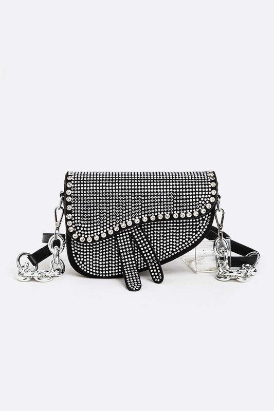 Iconic Studded Saddle Bag Artini Accessories