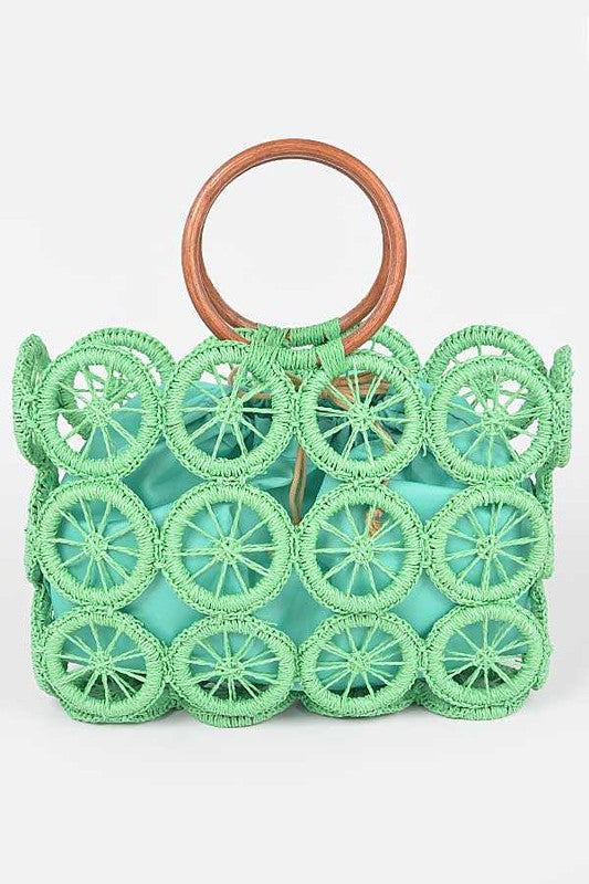 Weaved Straw Summer Bag Artini Accessories