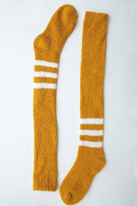 Knee-High Boucle Socks Leto Accessories