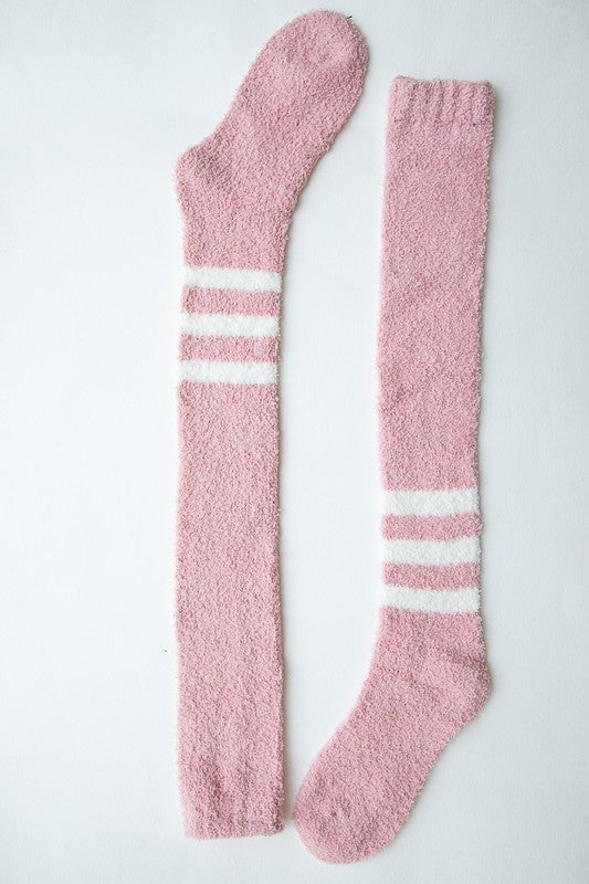 Knee-High Boucle Socks Leto Accessories