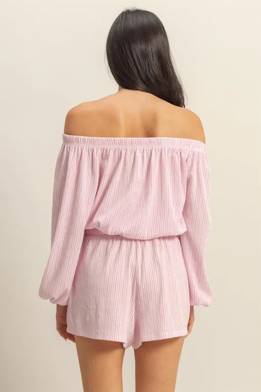 HYFVE Off Shoulder Top and Shorts Set 