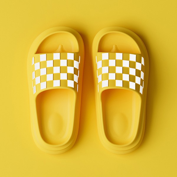 Checkered slides Miss Sparkling