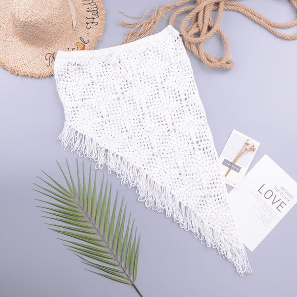 Crochet cover up skirt 