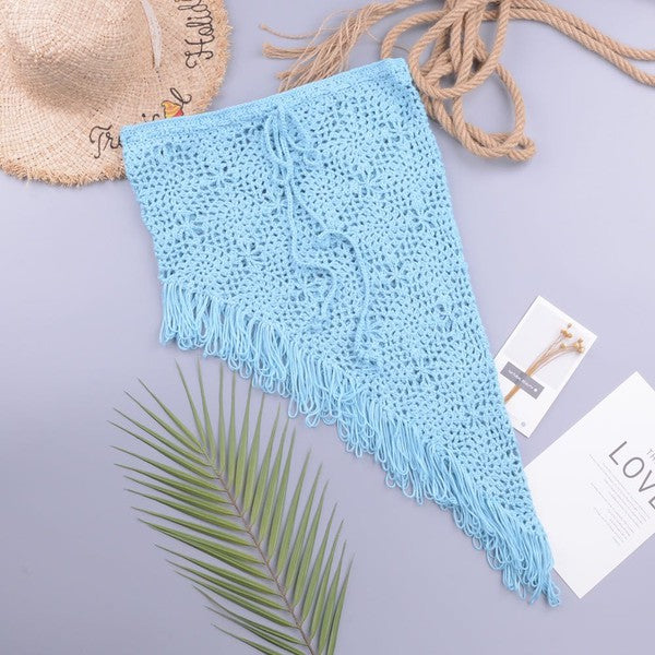Crochet cover up skirt 