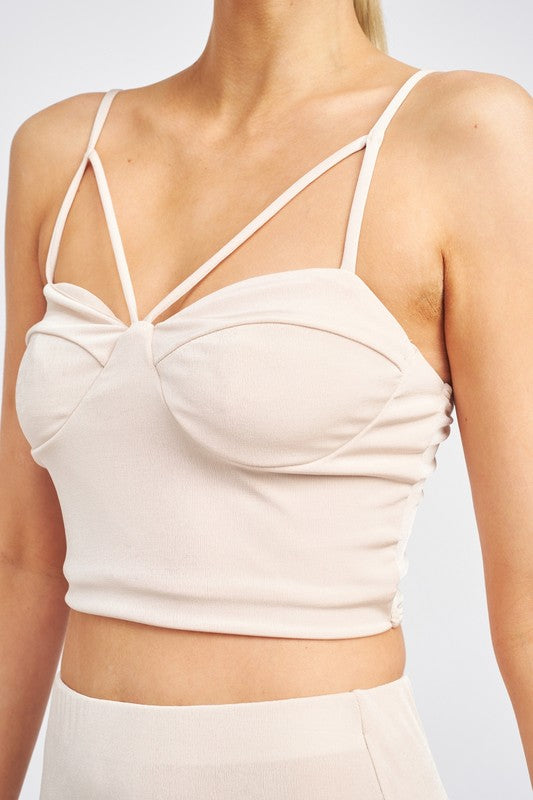 LATICCE FRONT CROPPED CAMI Luckygirlsclothingcompany.com