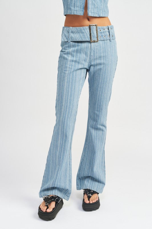 LOW RISE FLARED JEANS Luckygirlsclothingcompany.com