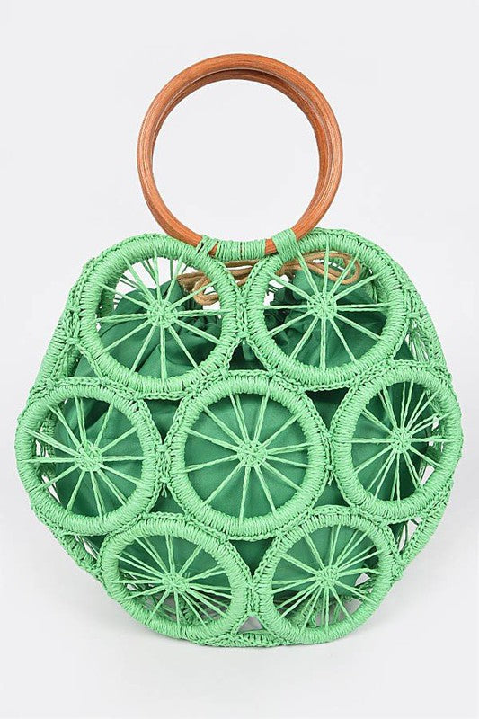 Weaved Cording Summer Clutch Artini Accessories