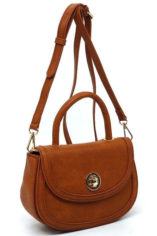 Fashion Flap Saddle Satchel Fashion World