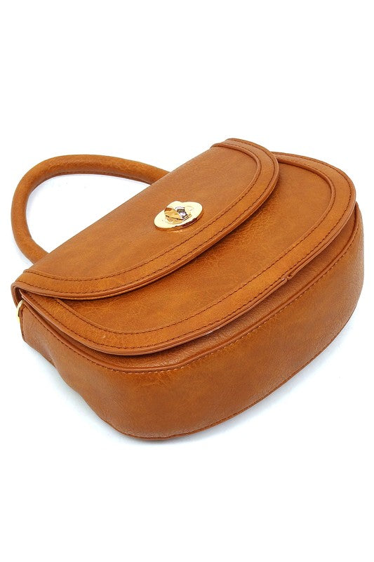 Fashion Flap Saddle Satchel Fashion World