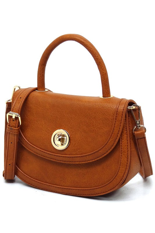 Fashion Flap Saddle Satchel Fashion World