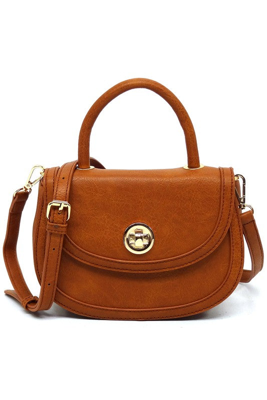 Fashion Flap Saddle Satchel Fashion World