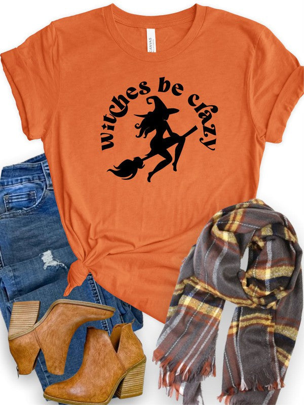 Witches Be Crazy Crewneck Tee 