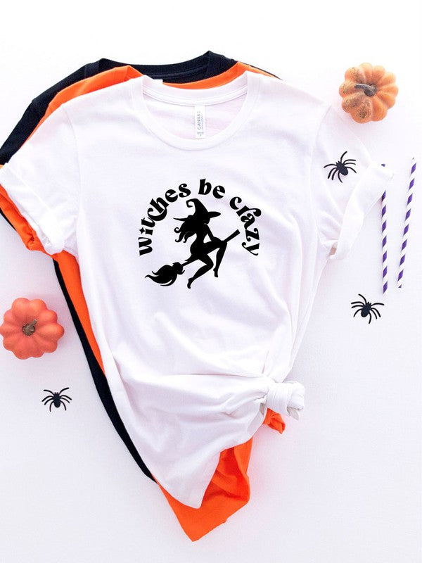 Witches Be Crazy Crewneck Tee 