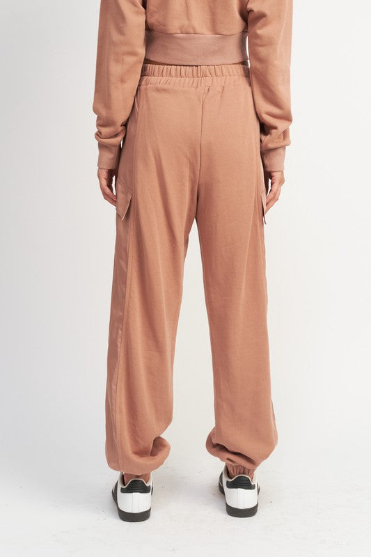 CONTRASTED CARGO JOGGER PANTS Luckygirlsclothingcompany.com