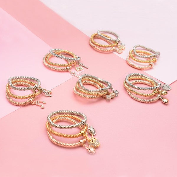 GSR Bracelet Set- Bubble Hearts ClaudiaG Collection
