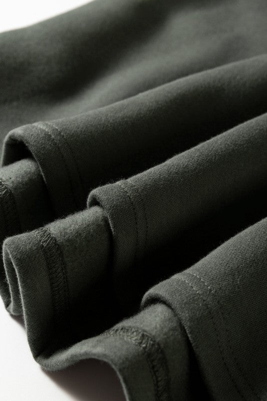 Solid Fleece Lined Drawstring Hoodie JUNIPER BLVD