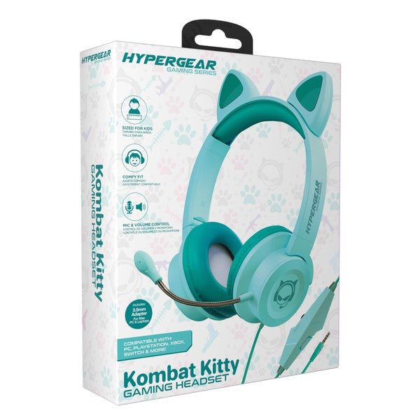 HyperGear Kombat Kitty Kids Gaming Headset Jupiter Gear