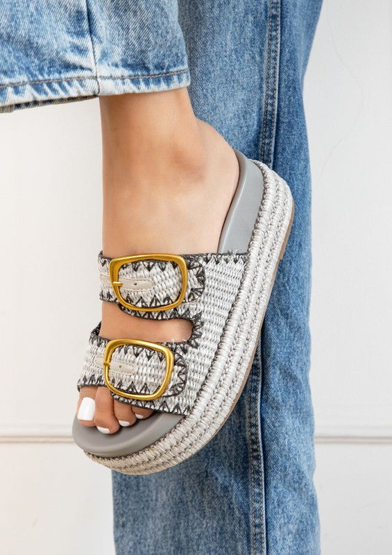 CLARA WEDGES WITH ADJUSTABLE STRAPS Maker's Shoes