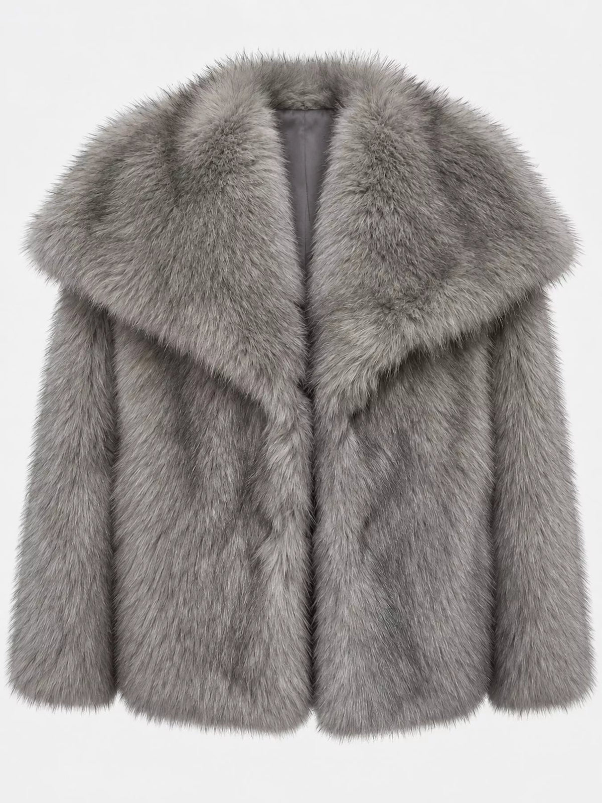 Fox Fur Collar Winter Outerwear Luckygirlsclothingcompany.com