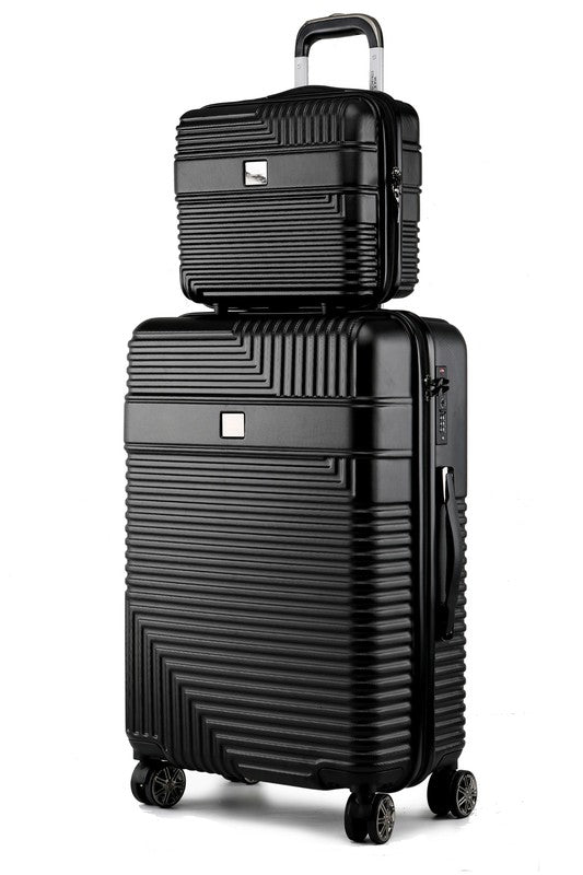 MKF Mykonos Luggage Set Carry-on and Cosmetic Case MKF Collection by Mia K