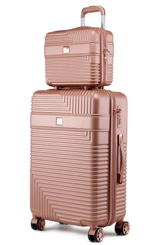 MKF Mykonos Luggage Set Carry-on and Cosmetic Case MKF Collection by Mia K