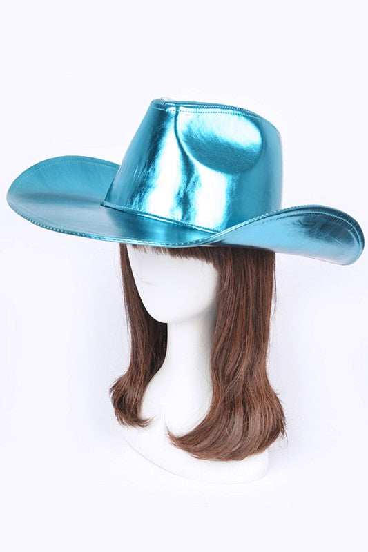 Metallic Festival Cowboy Hat 