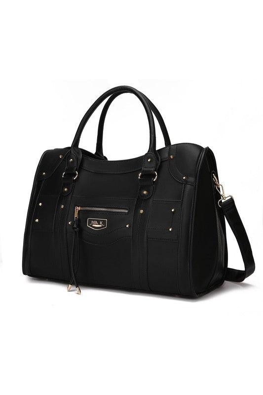 MKF Collection Patricia Vegan Leather Duffle Bag 