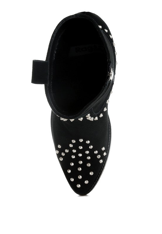 Hira Studs Embellished Cowboy Boots Rag Company