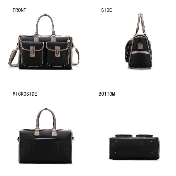 MKF Genevieve  Women Duffle Bag by Mia K MKF Collection by Mia K