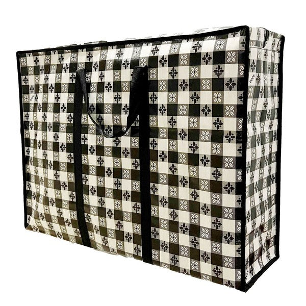 Check Jumbo Extra Large Storage Laundry Bag Diacly