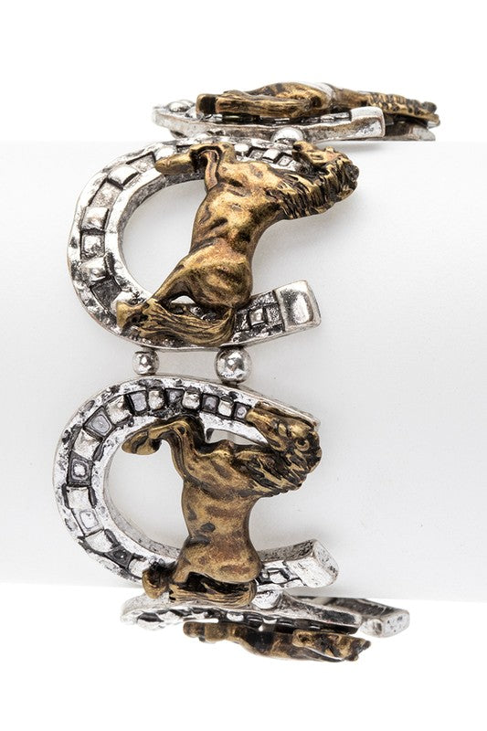 Western Horse Stretch Bracelet LA Jewelry Plaza