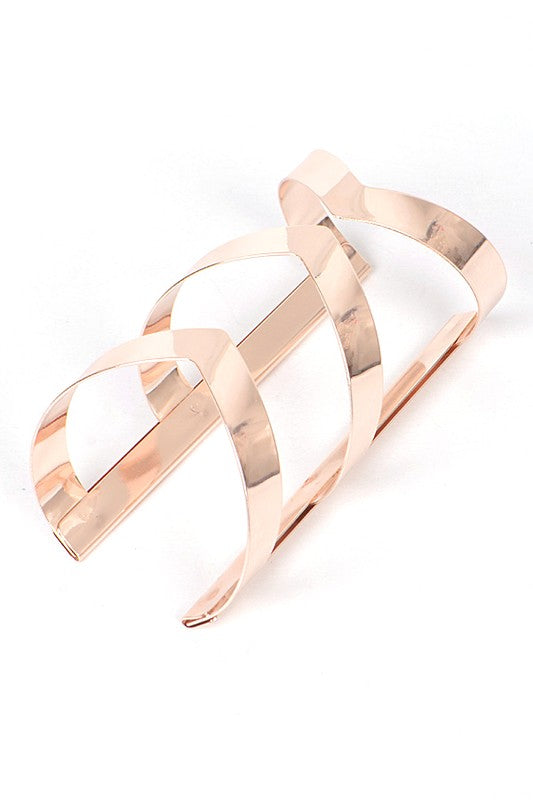 Cut Out Iconic Adjustable Cuff Bangle LA Jewelry Plaza