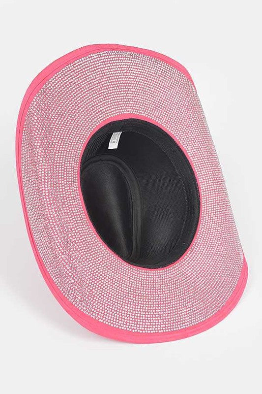 Faux Suede Cowboy Hat 
