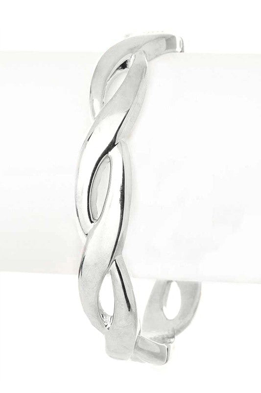 Twist Design Hinge Bangle LA Jewelry Plaza