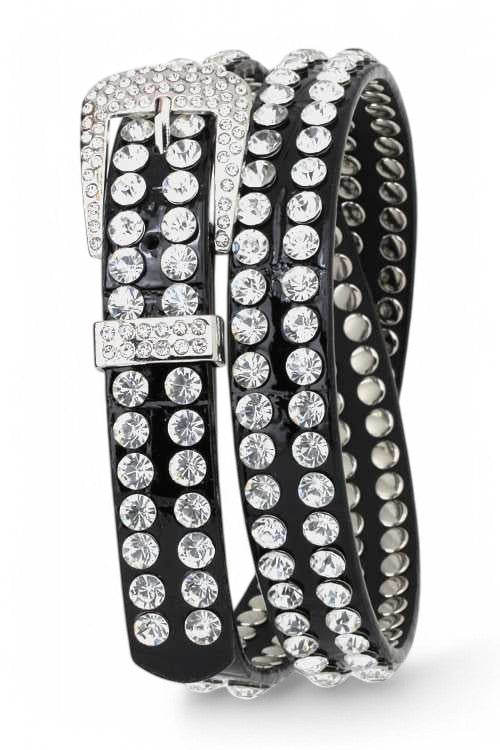 Double Row Crystals Belt Artini Accessories