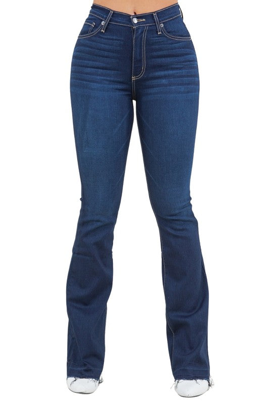 Judy Boot Cut Jean in Dark Blue Denim Luckygirlsclothingcompany.com