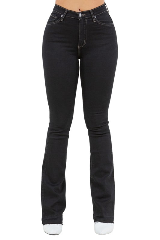 Judy Boot Cut Jean in Black Denim Luckygirlsclothingcompany.com