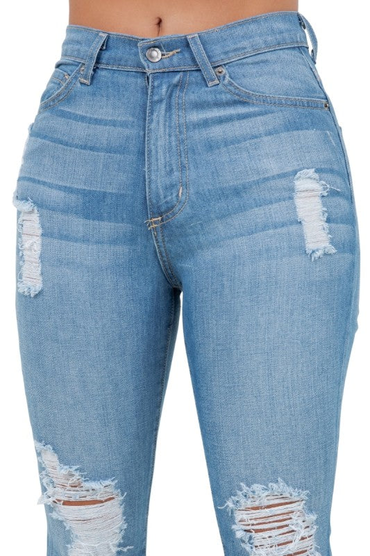 Premium USA Denim Bootcut Jean High Rise Luckygirlsclothingcompany.com