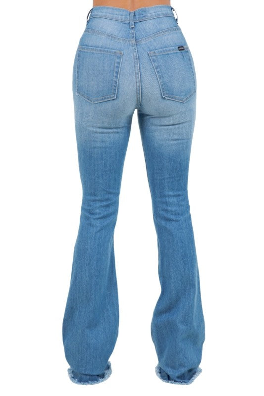 Premium USA Denim Bootcut Jean High Rise Luckygirlsclothingcompany.com