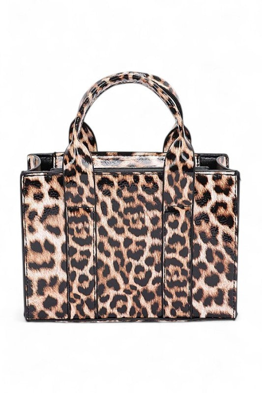 Leopard Printed Small Tote Bag LA Jewelry Plaza