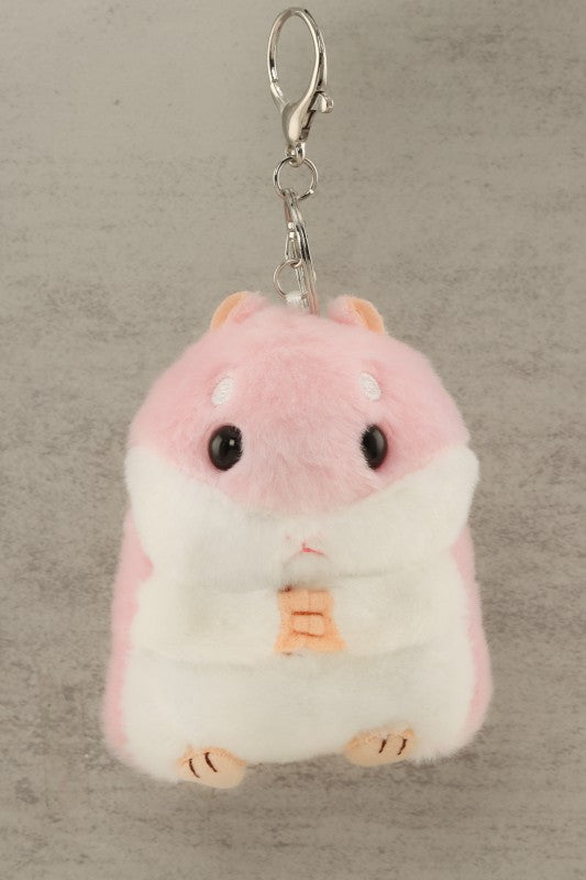 Soft Fur Plush Hamster Keychain ICCO ACCESSORIES